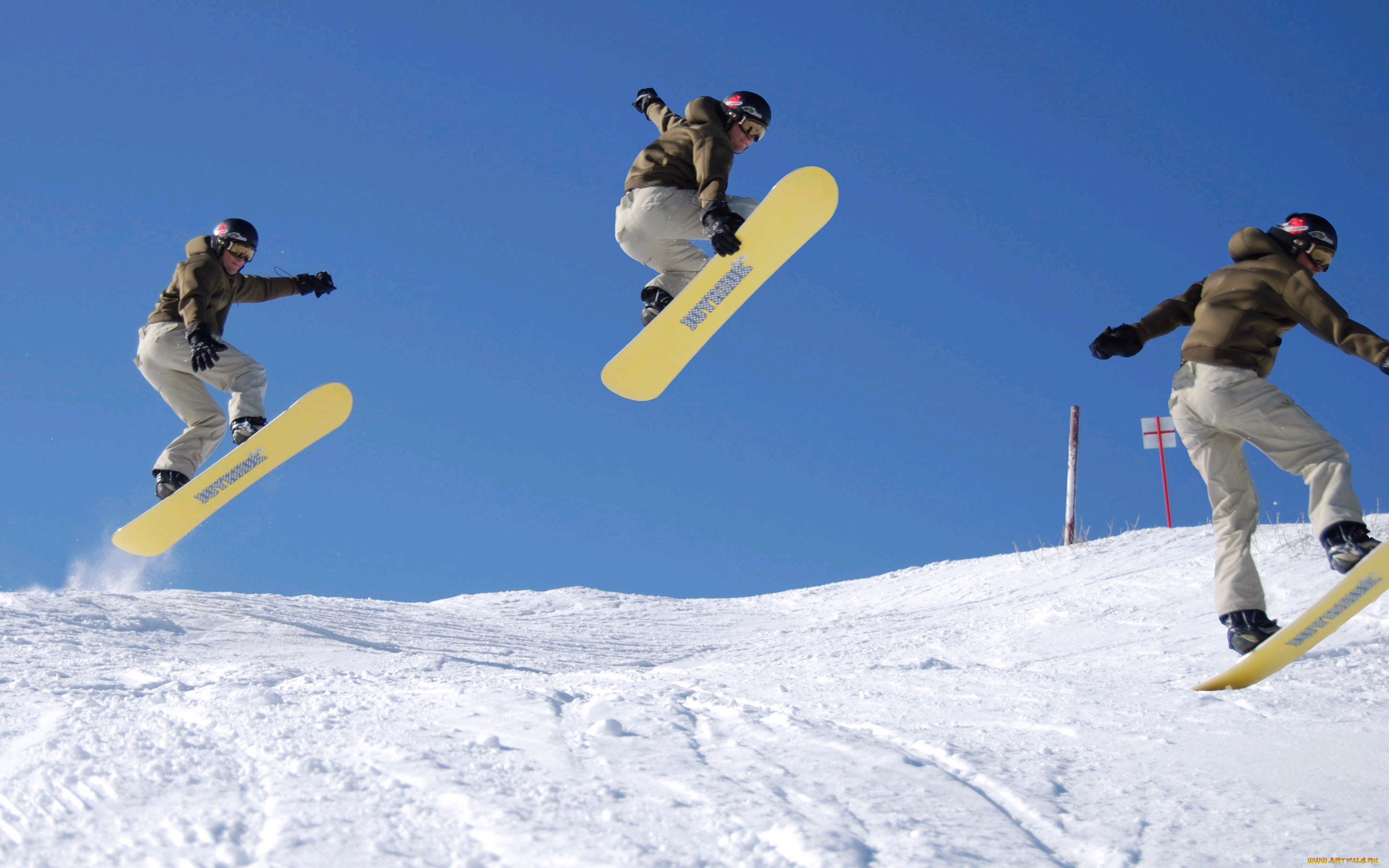 Go snowboarding